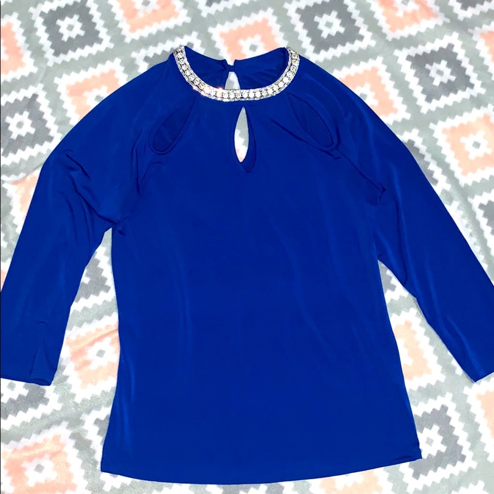 Long sleeve casual blouse